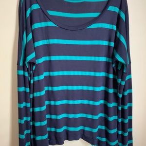 Long sleeve striped T